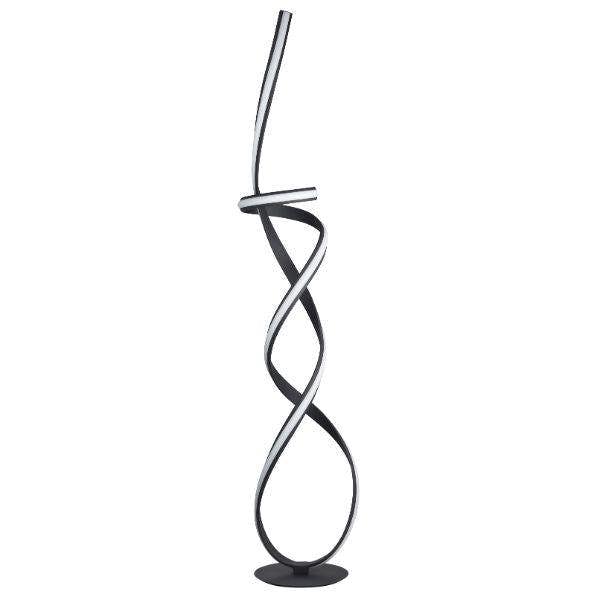 Pagazzi Lighting Fraser Matt Black LED Floor Lamp