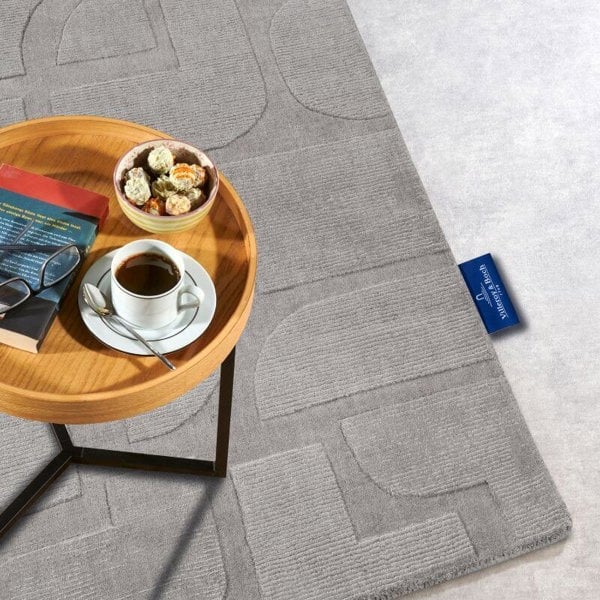 The Rugs Hand-Woven Wool Rug - Elegant Abstract Designs