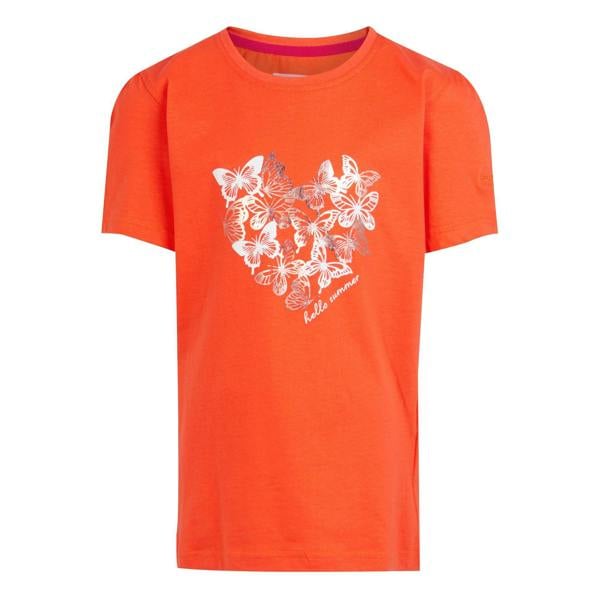 Regatta Kids Bosley VII Butterflies T-Shirt - Satsuma
