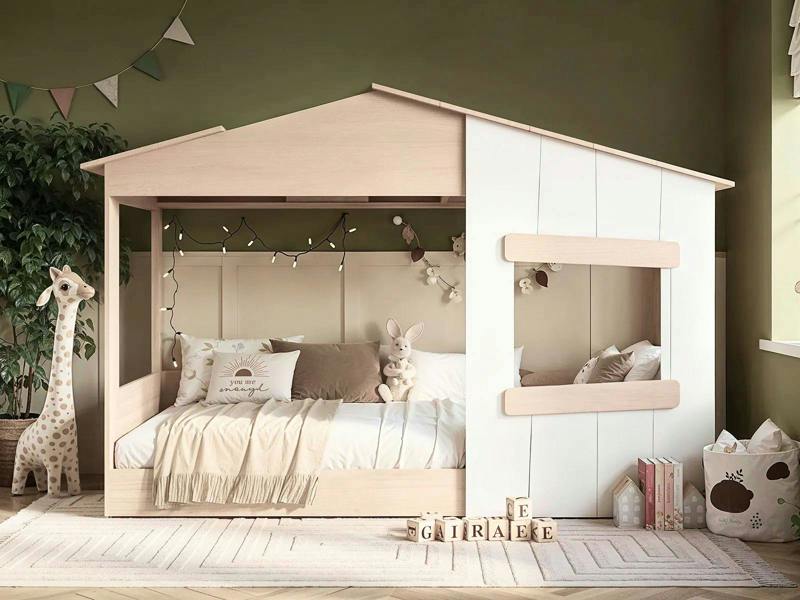 Flair Dreamland House Bed Oak