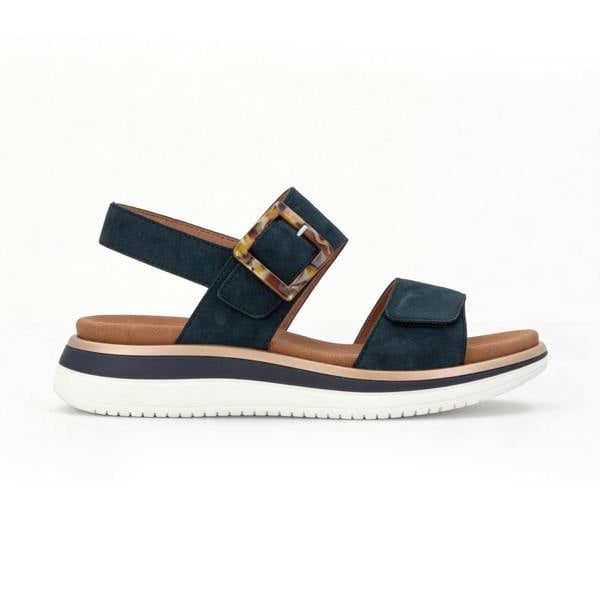 Remonte D1J62 Ankle Strap Sandals in Blue
