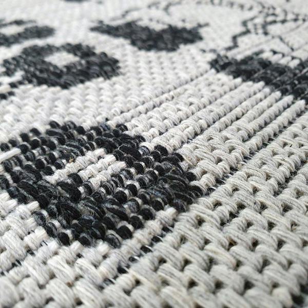 Cotton Rug Runner Grey Black Oriental Rug 100% Natural Large Small Flatweave Washable Carpet Living Room Bedroom Mat