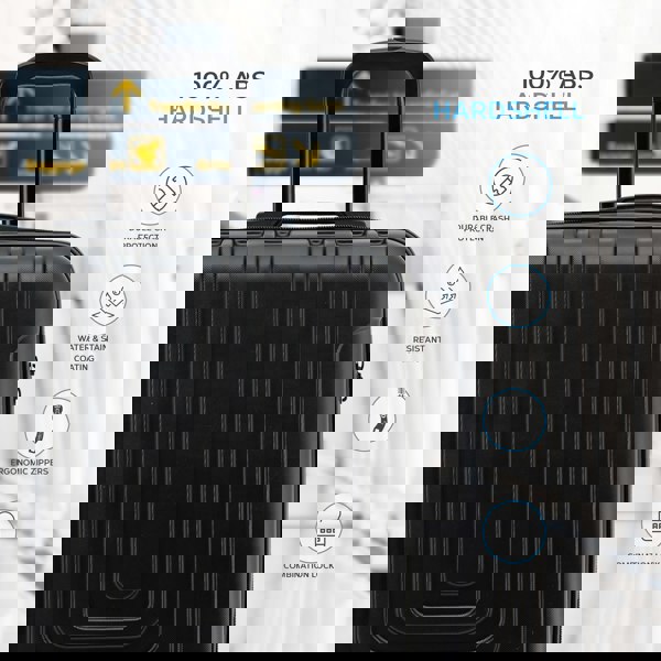 Flight Knight 56x45x25cm Cabin Suitcase EasyJet (Paid) Jet2 British Airways Approved