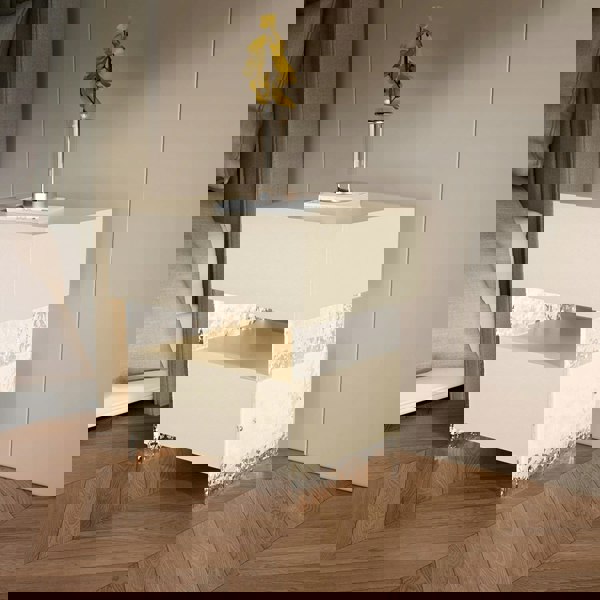 Rit Concept Ibarra Bedside Table With Storage & Light Strip