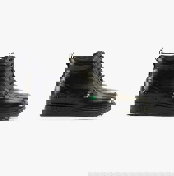 Kickers 117606 FRAGMA CHUK Boys School Boots Black