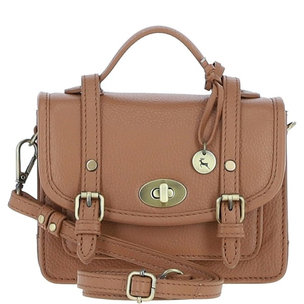 Stylish Real Leather Small Satchel Bag: y-61