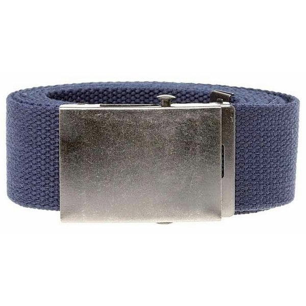 Duke Mens D555 Edward Webbing Waist Belt - Navy