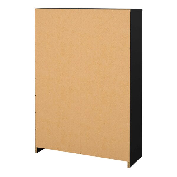 Wyld Haus Prague Black Shoe Cabinet 2 Flip Down Doors 1 Drawer
