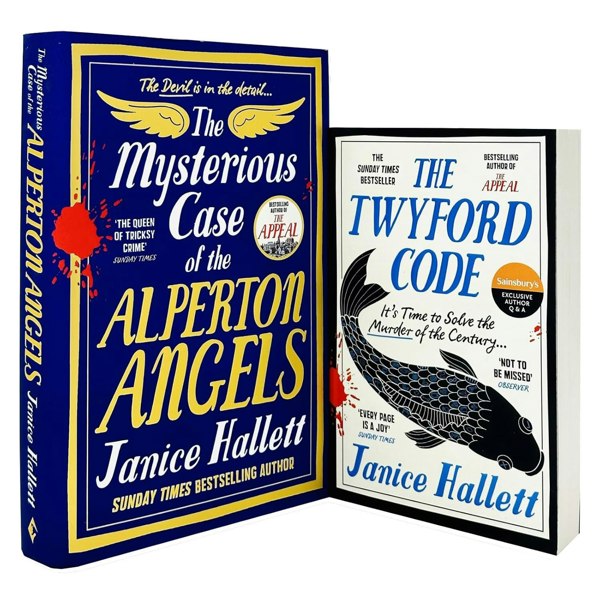 The Twyford Code and The Mysterious Case of the Alperton Angels By Janice Hallett Collection