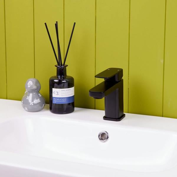 Flode Glan | Mono Basin Mixer Tap | Matt Black