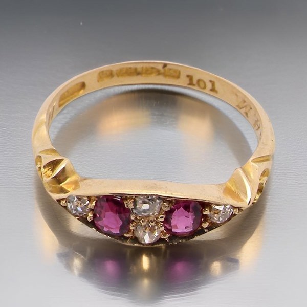 Vintage Tom An Edwardian Ruby and Diamond Ring