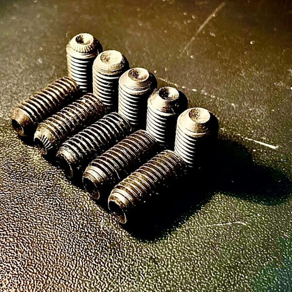 Fixaball BSF 3/8" Grub Socket Set Screw Cup End High Tensile 14.9