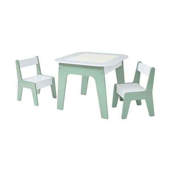 Liberty House Toys Kids 4-in-1 Play Table and Two Chairs Set