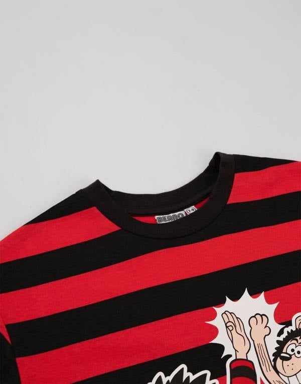Vanilla Underground Beano Boys Red Dennis The Menace Short Sleeved T-Shirt