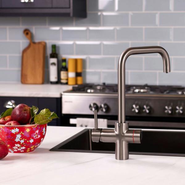 Impromta 3 in 1 Biometric Boiling Water Tap | Gun Metal Finish