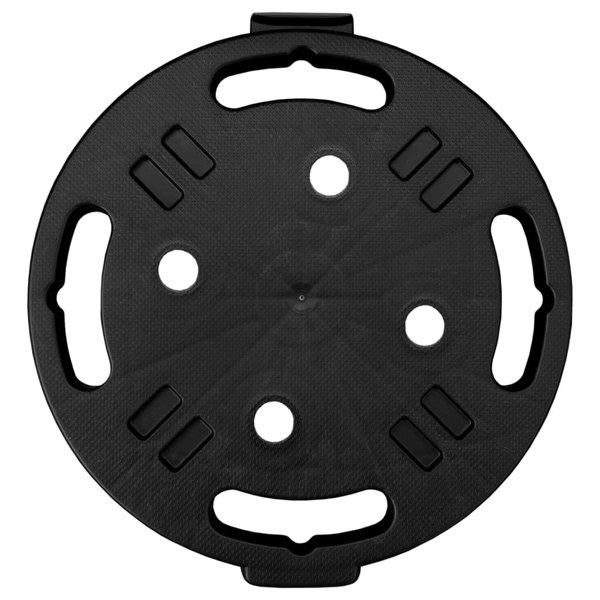 Berkfield Plant Trolley with Wheels Diameter 30 cm Black 170 kg