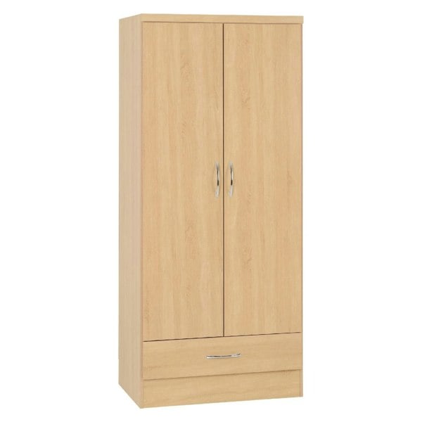 Seconique Nevada 2 Door 1 Drawer Wardrobe