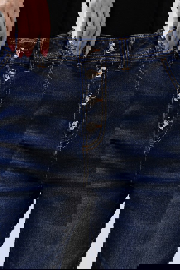 ENORSIA Womens High Waist Denim Culottes