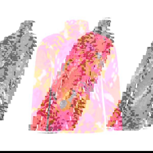 Mountain Warehouse Childrens/Kids Endeavour Abstract Half Zip Fleece Top - Coral - 