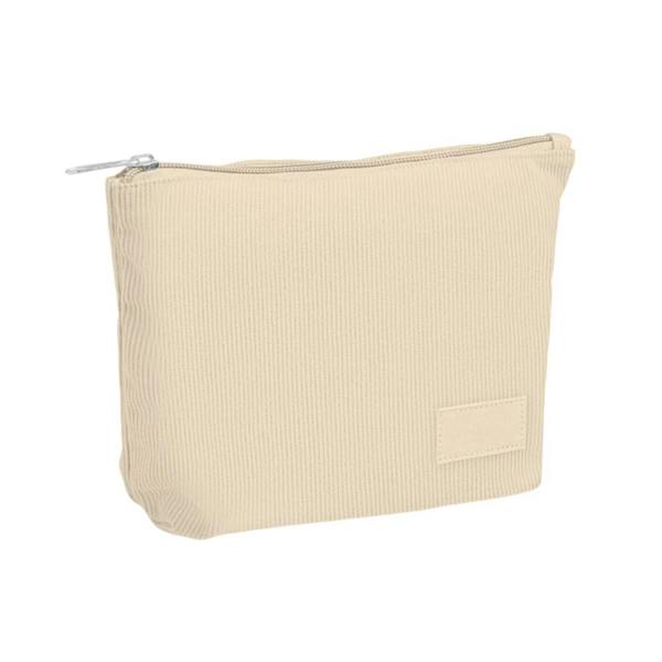 MidOcean Cordy T Corduroy Cosmetic Bag - Beige - 