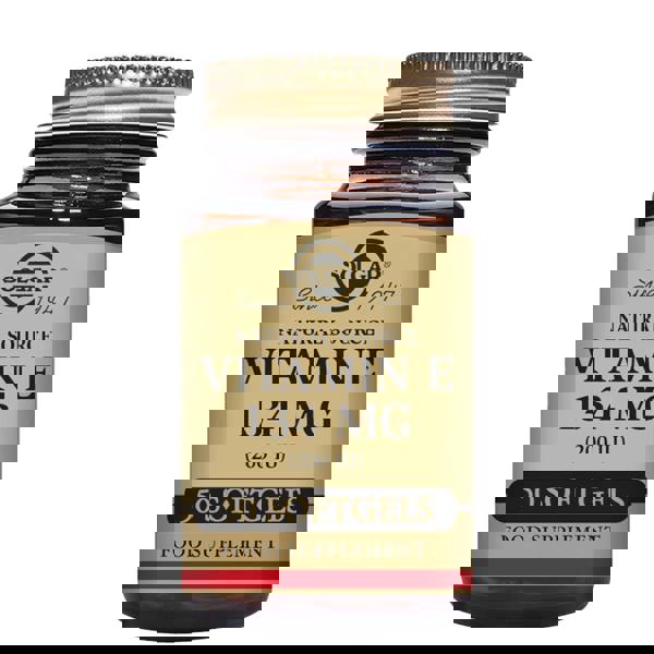 Solgar Vitamins Natural Source Vitamin E 134mg (200 IU) Vegetable Softgels x 50