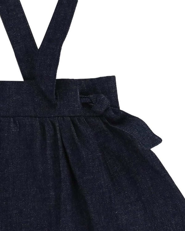 organic cotton Navy Denim Bracer Skirt - image 2