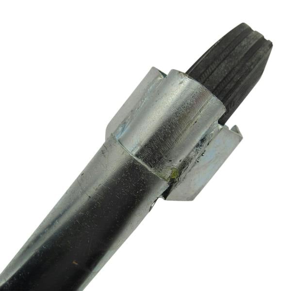 Heavy Duty Caravan Jockey Wheel 34MM (Trailer Metal Rim Wind Up Handle)