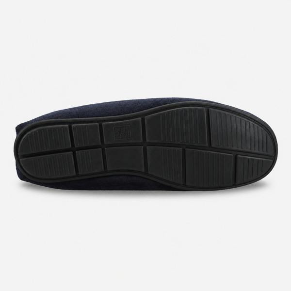 Totes SUEDETTE MOCCASIN SLIPPER Moccasins   in  Navy
