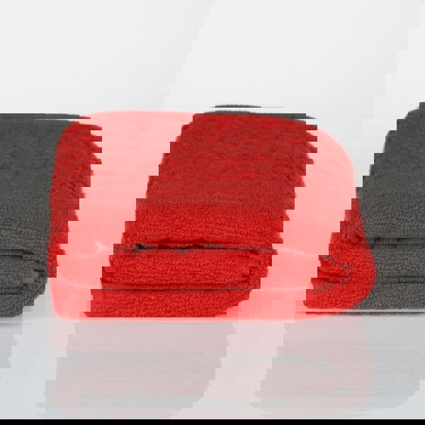 My Basic Stuff Cotton Towel Set | 480 GSM | Hand & Bath Towels | Ultra Soft & Absorbent | Red
