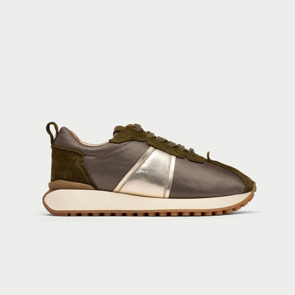 Cosmos khaki trainer side view