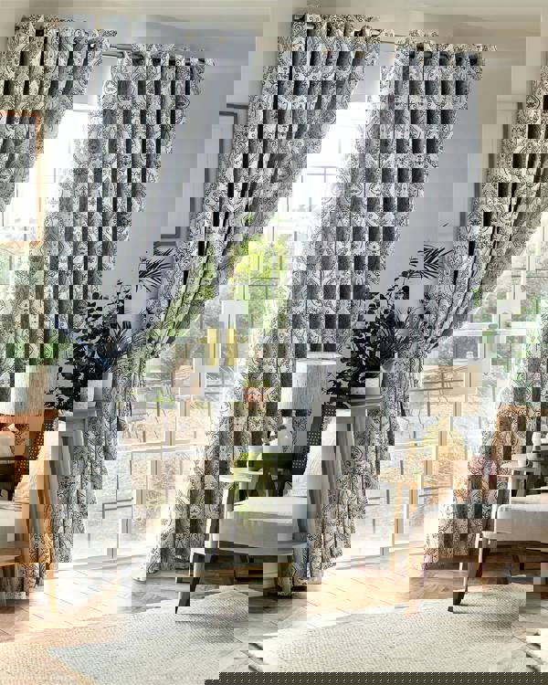 Luxury Living Victoria Room Darkening Ring Top Curtains