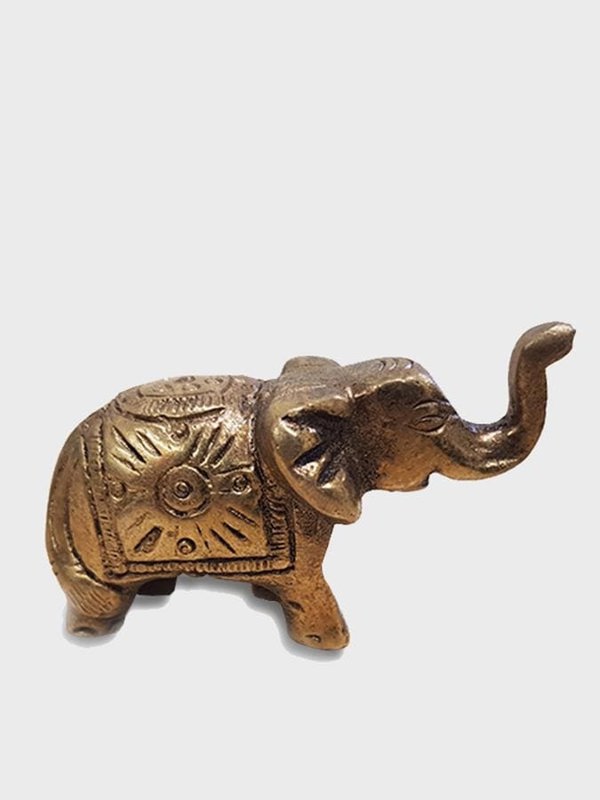 Namaste Antique Brass Elephant Incense Stick Holder - Yoga Studio Store