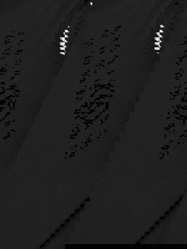 MM6 Maison Margiela Girls Asymmetric T-Shirt Dress in Black