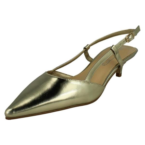 Spot On Ladies Spot On Pointed Slingback Shoes F00489
