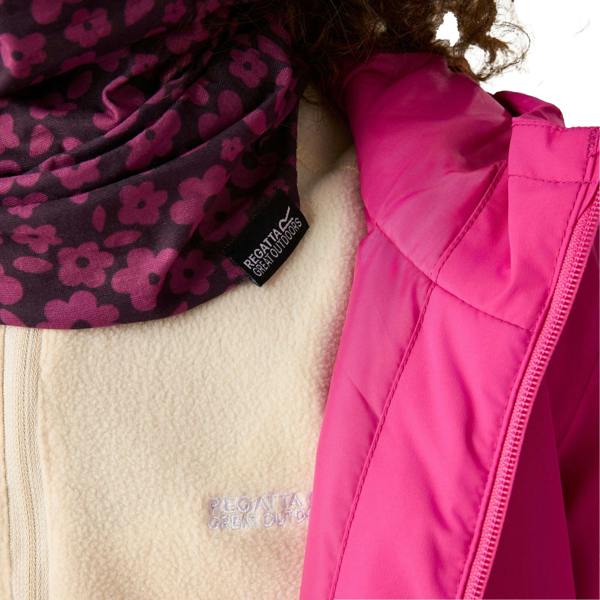 Regatta Childrens/Kids Multitube II Floral Snood - Violet Fig - 