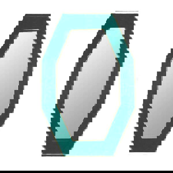 Paoletti Octagonal Wall Mirror - Teal