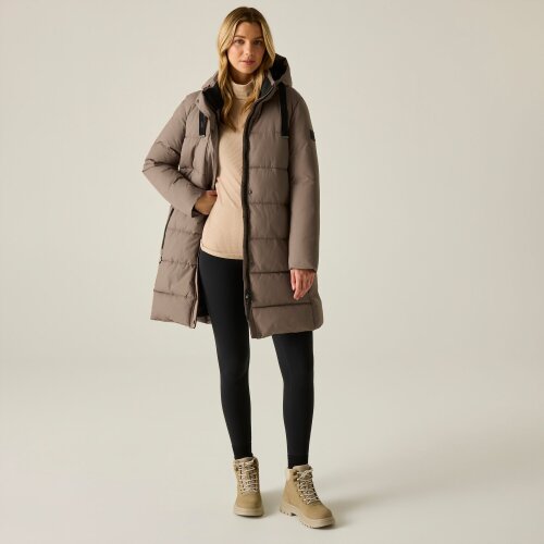 Regatta Womens Eryn Padded Jacket - Mocha/Black