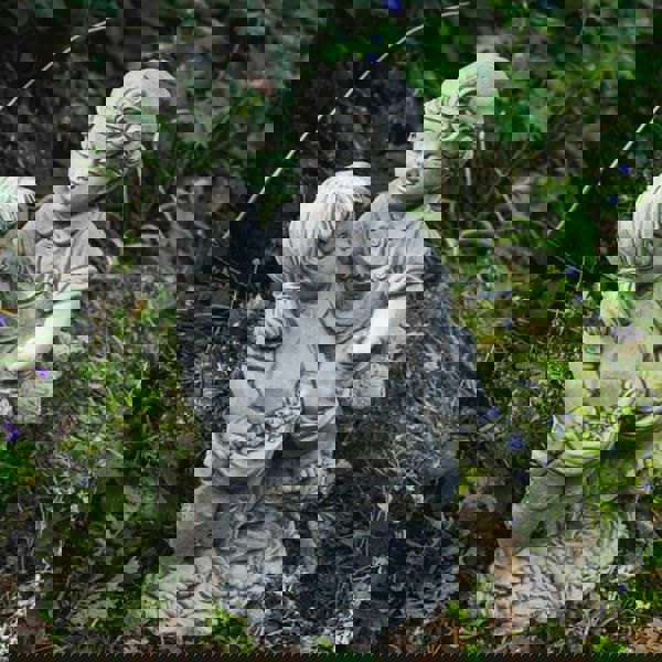 Charming Brother and Sister Sweethearts Statue