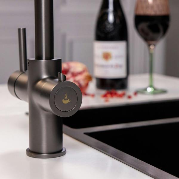 Flode svan | 3 in 1 Instant Boiling Tap | Gun Metal Finish