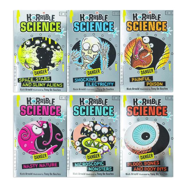 Horrible Science 6 Books Collection Set by Nick Arnold – Educational Science Collection for Kids