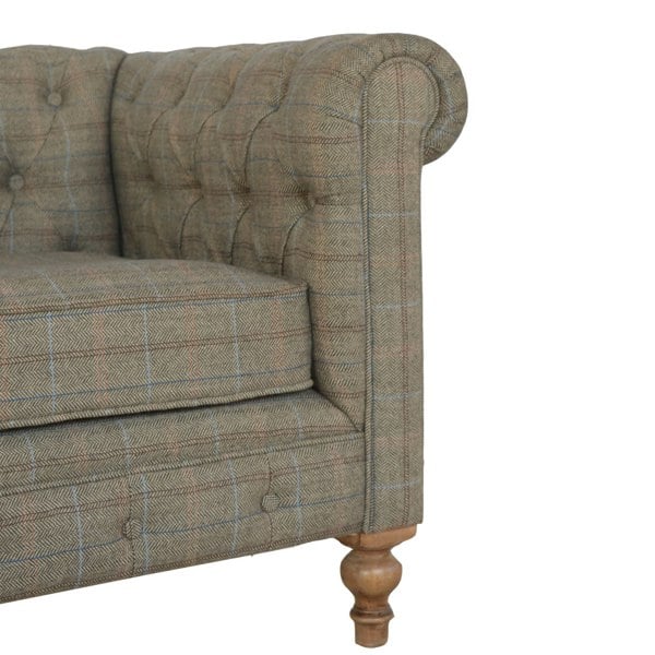Artisan Furniture Multi Tweed 2 Seat Chesterfield