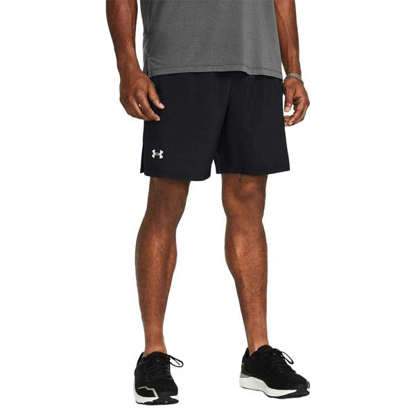 Under Armour Mens Launch 2 in 1 Running Shorts - Black - 