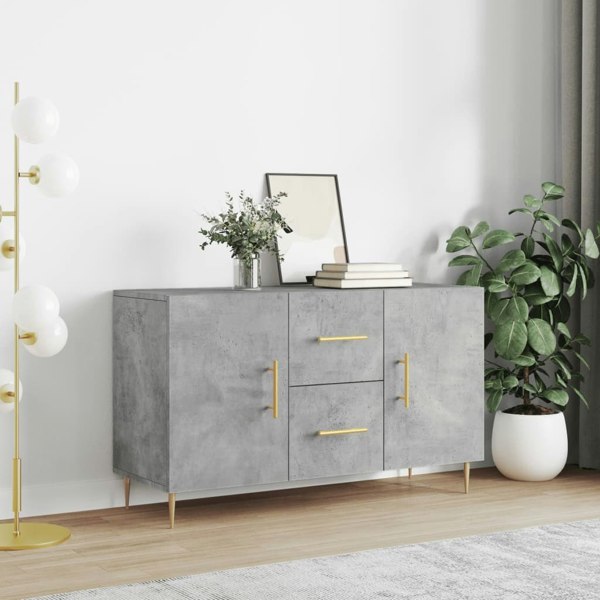 Berkfield Sideboard Concrete Grey 100x36x60 cm Engineered Wood
