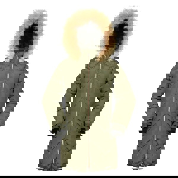 Mountain Warehouse Childrens/Kids Galaxy Water Resistant Padded Jacket - Dark Khaki