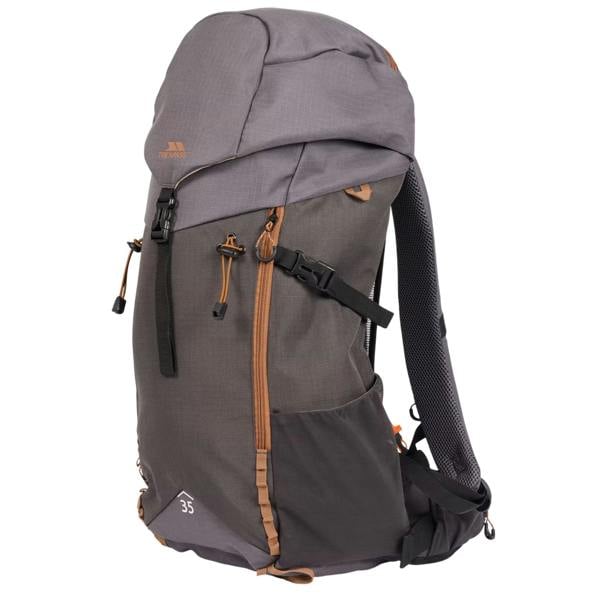 Trespass Pass 35L Hiking Backpack - Dark Grey - 