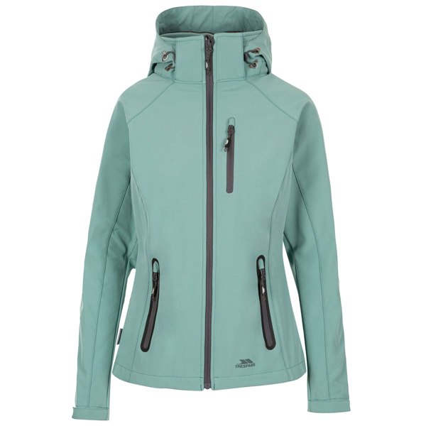 Trespass Women's Bela II Waterproof Soft Shell Jacket - Teal Mist