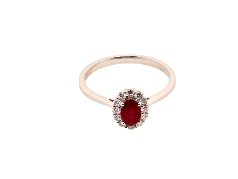 Vintage Tom A modern Ruby and Diamond cluster ring