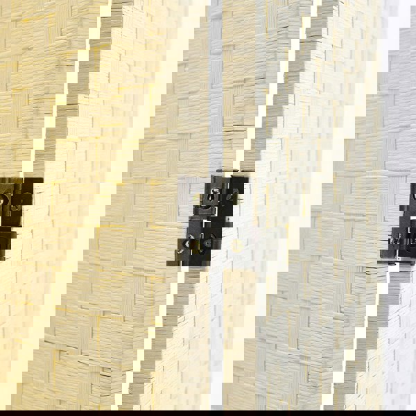 2 Style Bamboo Woven 4-Panel Folding Room Divider Room Dividers Living and Home