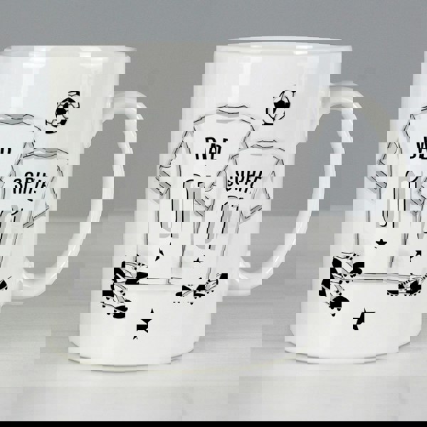 Personalised Memento Company Personalised Football Mini Me Mug