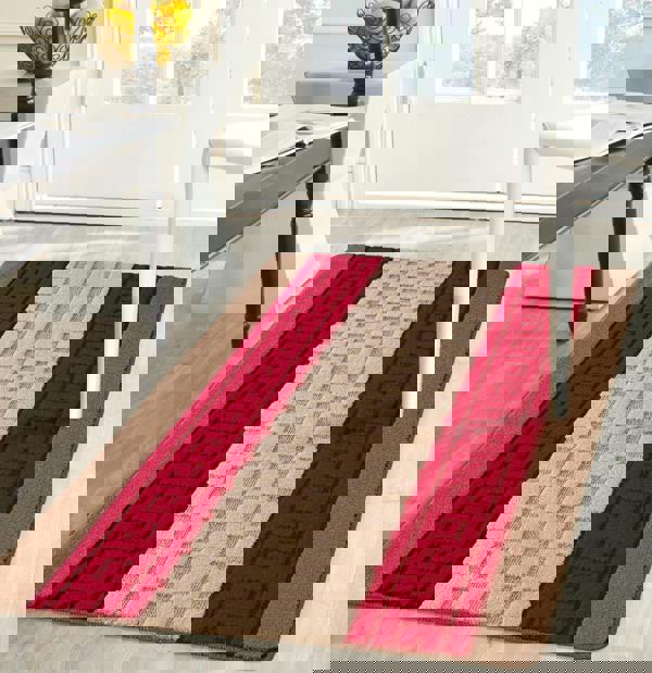 Smart Living Gel Back Mat - Brown Red